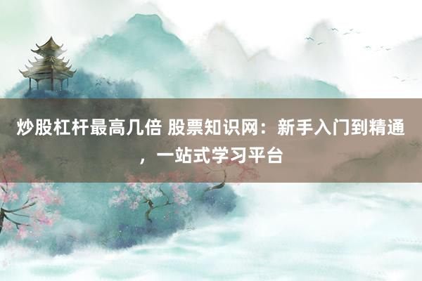 炒股杠杆最高几倍 股票知识网：新手入门到精通，一站式学习平台