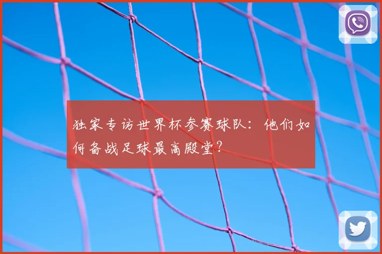 独家专访世界杯参赛球队：他们如何备战足球最高殿堂？
